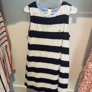 Vineyard Vines x Target Collaborative Dress / Navy + White / large